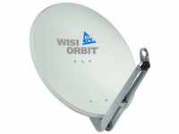 WISI Orbit Topline Satelliten Offset-Antenne OA85G in Lichtgrau – 85cm...