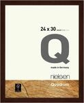 nielsen Bilderrahmen, 24 x 30 cm, Holz, Weng&eacute;, Rahmen zum Aufh&auml;ngen im Hoch- &
