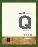 nielsen Bilderrahmen, 24 x 30 cm, Holz, Gr&uuml;n, Rahmen zum Aufh&auml;ngen im Hoch- &