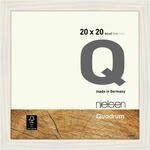 nielsen Holz Bilderrahmen Quadrum, 20 x 20 cm, milchig | Holz Fotorahmen im...