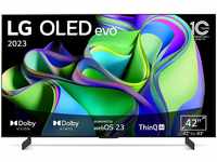 LG OLED42C37LA TV 106 cm (42 Zoll) OLED evo Fernseher (Smart TV, Filmmaker Mode, 120