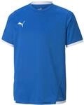 PUMA Unisex Kinder Teamliga Jersey Jr Shirt, Electric Blue Lemonade-puma White, 116