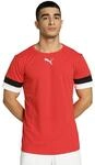PUMA Herren Teamrise Jersey Shirt, Puma Red-puma Black-puma White, S EU