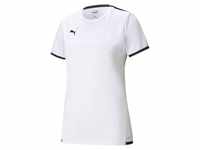PUMA womens Shirt, Puma White-Puma Black, S