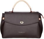 bugatti Ella Stadttasche, Kunstleder Tasche, Damenhandtasche Schultertasche, braun