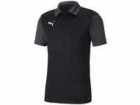 PUMA Herren teamGOAL 23 Sideline Polo T-Shirt, Black-Asphalt, XL
