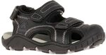 Kamik Unisex-Jungen Seaturtle2 Geschlossene Sandalen, BLACK, 28 EU