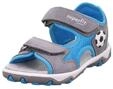 Superfit Jungen Mike 3.0 Sandale, Hellgrau T&uuml;rkis 2510, 26 EU