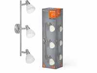 LEDVANCE LED Spotlight, 3-flammiger hochwertiger Spotstrahler aus Aluminium, geeignet