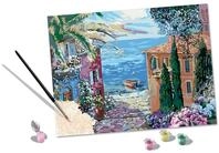 Ravensburger CreArt Mediterrane Landschaft - Malen nach Zahlen Erwachsene | DIY