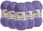 5 Kn&auml;uel (Packung) Himalaya Dolphin Baby Chenille-Garn, 100% Polyester, jedes