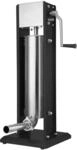 Zelsius Profi Wurstf&uuml;llmaschine aus Edelstahl (7 Liter, Schwarz) + vier verschiedene