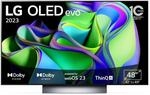 LG OLED48C37LA TV 121 cm (48 Zoll) OLED evo Fernseher (Smart TV, Filmmaker Mode, 120