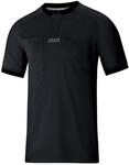 JAKO Herren Schiedsrichter-Trikot (Kurzarm), Schwarz, XS