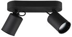 Trio Leuchten Strahler Pago 803500232, Metall Schwarz matt, exkl. 2x GU10