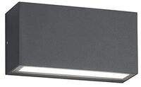 Trio Leuchten Trent 226960242 LED Au&szlig;en Wandleuchte, Aluminium, 10 Watt, Anthrazit