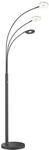 Fischer & Honsel|Stehleuchte, Dent|sandschwarz|Acrylglas-satiniert|B: 45,00 cm, H: