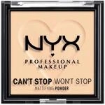NYX Professional Makeup Can't Stop Won't Stop Mattifying Powder, Matte Finish,
