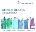 Hahnem&uuml;hle Mixed Media Universalblock, feink&ouml;rnige Oberfl&auml;chenstruktur,