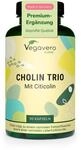 Vegavero Cholin Trio Kapseln 90 St&uuml;ck - 250 mg Cholin aus L-Cholin Bitartrat,