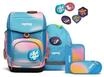 ergobag cubo Set ergonomischer Schulrucksack, Set 5-teilig, Urlaubsfieb&auml;r - Pink,
