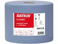 Katrin 464118 Classic L 2 Handtuchrolle, 2-Lagig, Blau (2-er Pack)