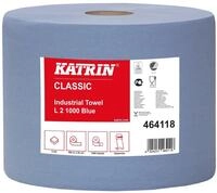 Katrin 464118 Classic L 2 Handtuchrolle, 2-Lagig, Blau (2-er Pack)