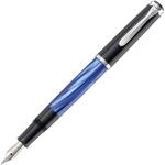 Pelikan F&uuml;llhalter Classic 205, Blau-Marmoriert, Feder EF (extra-fein),...