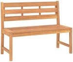 vidaXL Teak Massiv Gartenbank Sitzbank Parkbank Holzbank Massivholzbank Bank