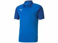 PUMA Herren teamGOAL 23 Sideline Polo T-Shirt, Electric Blue Lemonade-Team Power