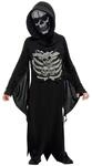 Smiffys Skeleton Reaper Costume, Black Halloween und Karneval