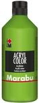Marabu 12010075282 - Acryl Color blattgr&uuml;n 500 ml, cremige Acrylfarbe auf
