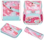 herlitz Schulranzen Set 4-teilig Loop Ballet Love Rosa T&uuml;rkis 17 L Ergonomischer