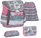 Belmil Classy Schulranzen Set 4 - teilig (403-13/AG/S) (Horse Aruba Blue)