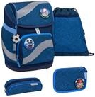 Belmil 405-51 Schulranzen Set 4 - teilig (Blue Motion)