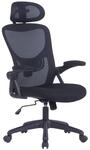 byLIVING B&uuml;rostuhl Flex/Chefsessel Kunststoff schwarz/Netzstoff schwarz/einstellbare