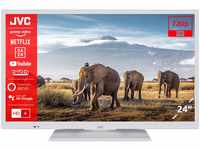 JVC LT-24VH5156W 24 Zoll Fernseher/Smart TV (HD Ready, HDR, Triple-Tuner, Bluetooth)