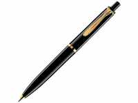 Pelikan Kugelschreiber Classic 200, Schwarz, hochwertiger Druckkugelschreiber im