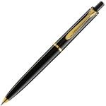 Pelikan Kugelschreiber Classic 200, Schwarz, hochwertiger Druckkugelschreiber im