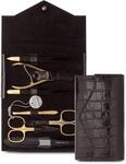 nippes Solingen Premium Line Manik&uuml;re Set Croco, 7-teilig, Vernickelt und...
