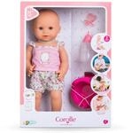 Corolle Emma Trink und N&auml;ss Badebaby, Vollvinylpuppe mit Schlafaugen, Trink und