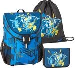 SKANDO BAGS Lego - Jungen Easy Schulranzenset 3tlg. - Lego City Race 2023 - Mit