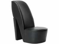 vidaXL Schuhsessel High Heel Design Sessel Stuhl Polstersessel Wohnzimmersessel