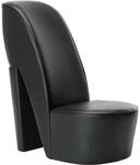 vidaXL Schuhsessel High Heel Design Sessel Stuhl Polstersessel Wohnzimmersessel