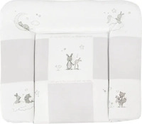 roba 0817S168, roba Wickelauflage 'Fox & Bunny', 85 x 75 cm, weiche Wickelunterlage,