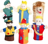 roba 9712, roba Kasperlefiguren aus Stoff, Handpuppenset 6-tlg, Kasperpuppen f&uuml;r