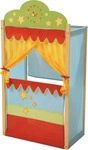 roba 7102, roba Kasperletheater, Puppentheater mit Uhr, Stand-Kaspertheater aus