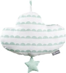 roba 306103V199, roba Spieluhr 'Happy Cloud', Einschlafhilfe, Textil-Wolke waschbar,