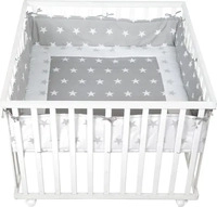 roba 202300WEV190, roba Laufgitter 'Little Stars', 100 x 100 cm, sicheres Spielgitter