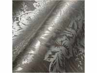 Architects Paper Textiltapete Metallic Silk Tapete mit Blumen floral 10,05 m x 0,53 m